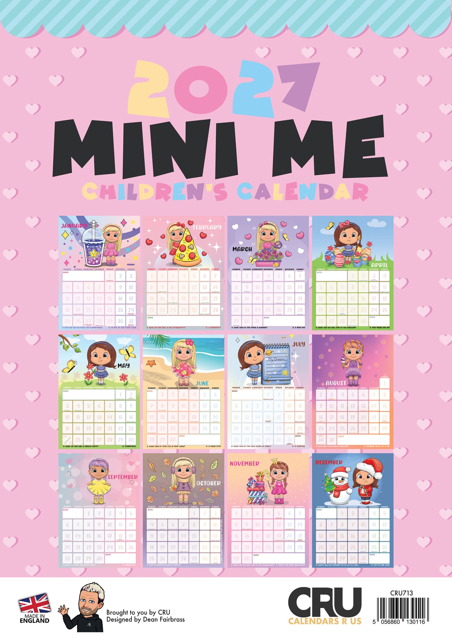 Mini Me - A3 Calendar 2027