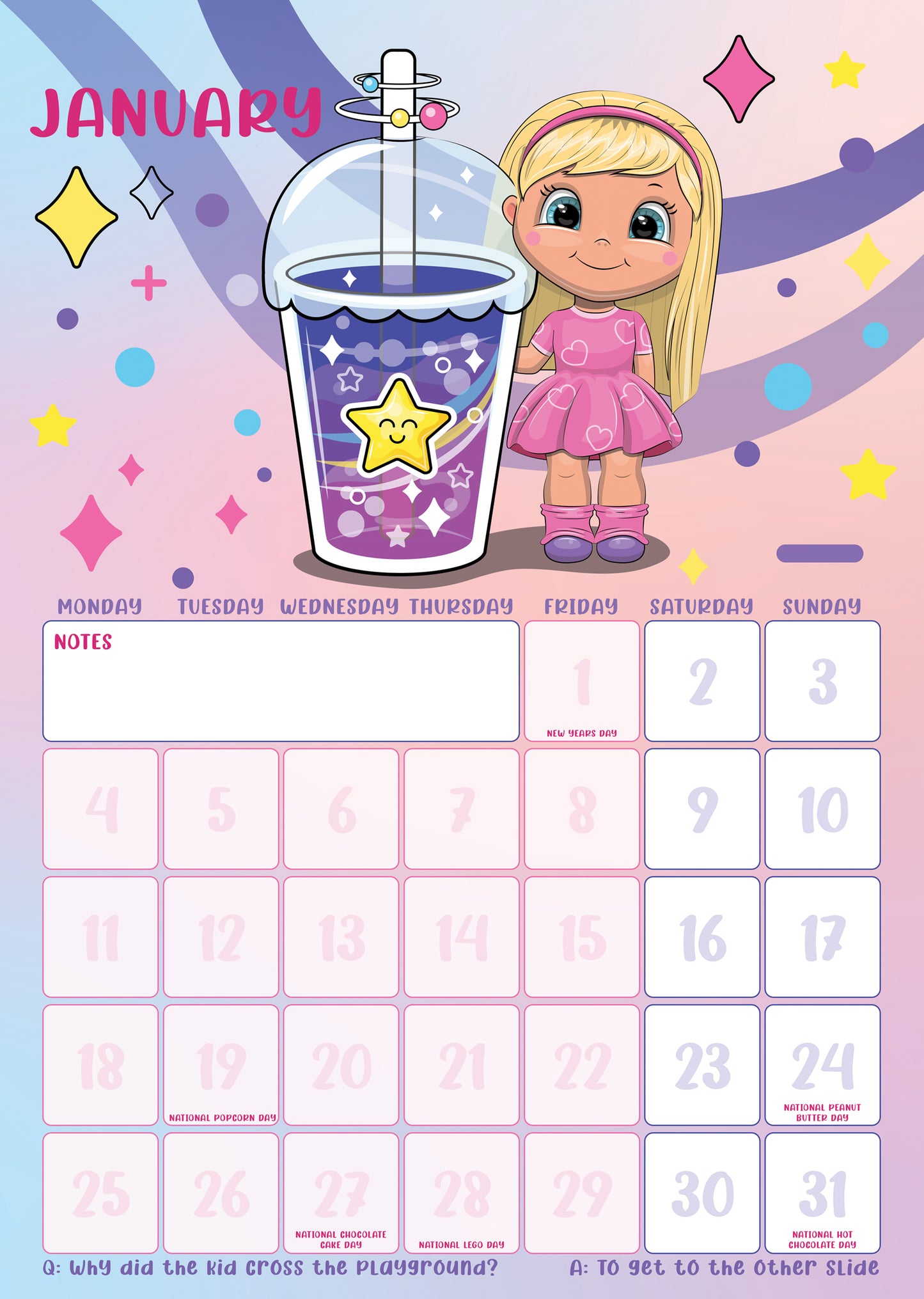 Mini Me - A3 Calendar 2027