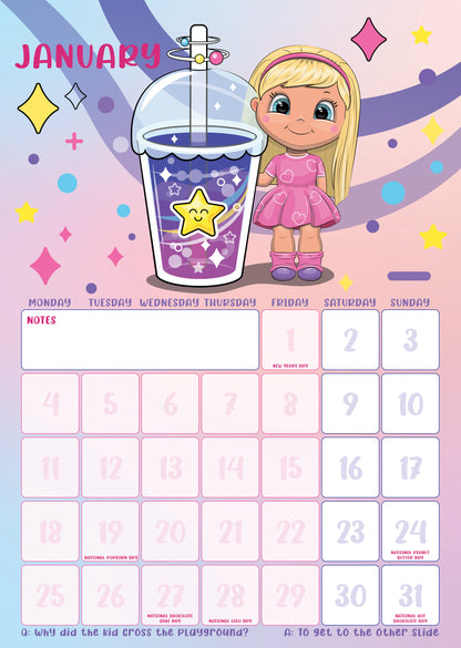 Mini Me - A3 Calendar 2027
