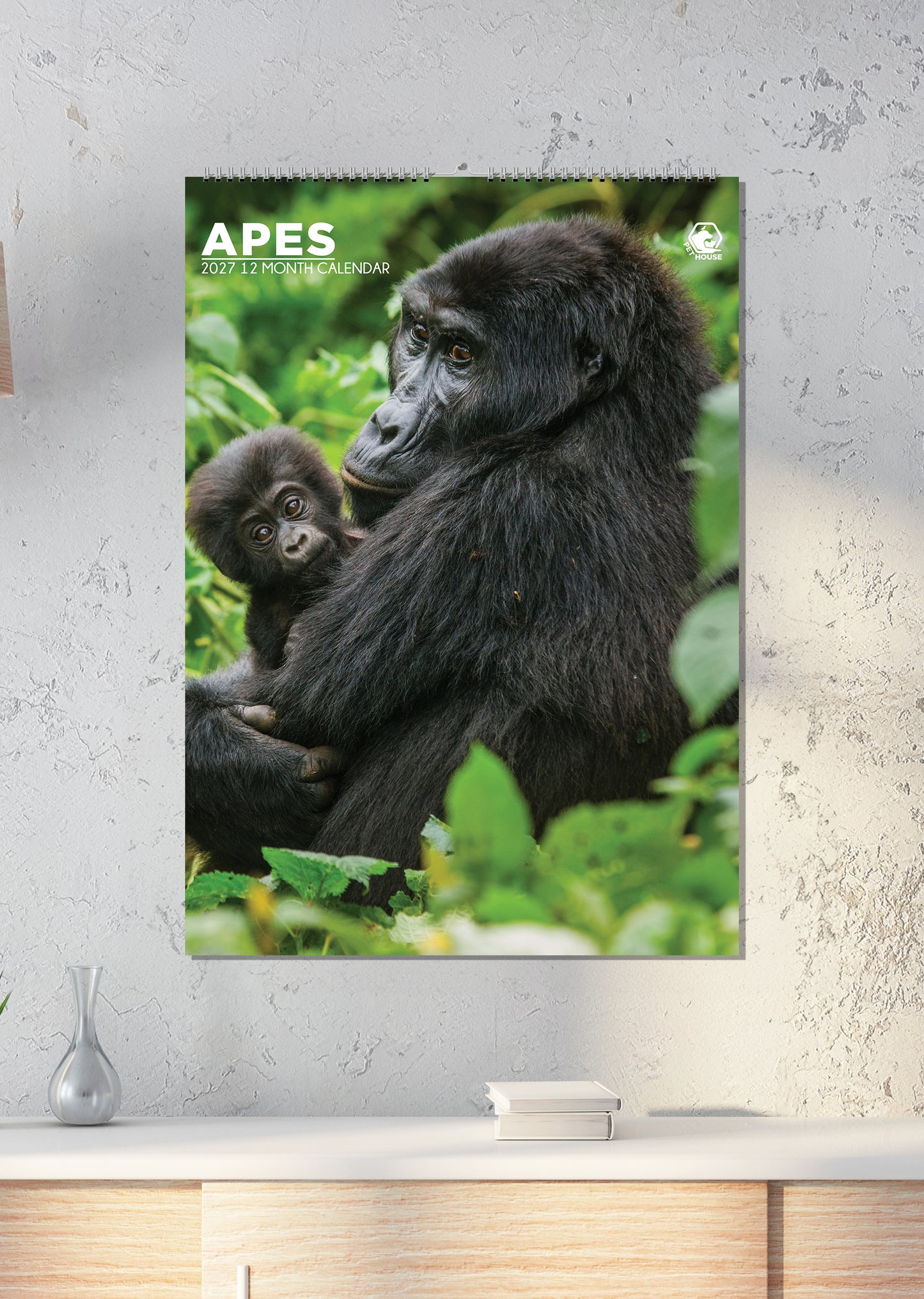 Apes - A3 Calendar 2027