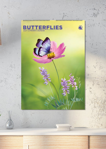 Butterflies - A3 Calendar 2027