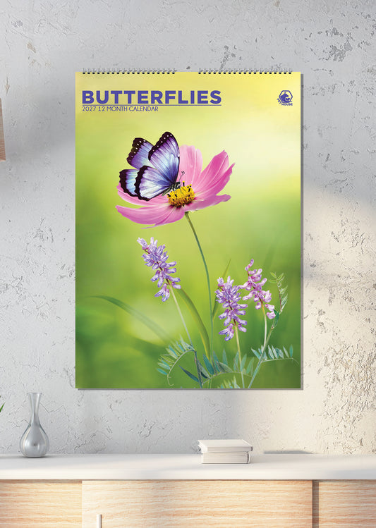 Butterflies - A3 Calendar 2027