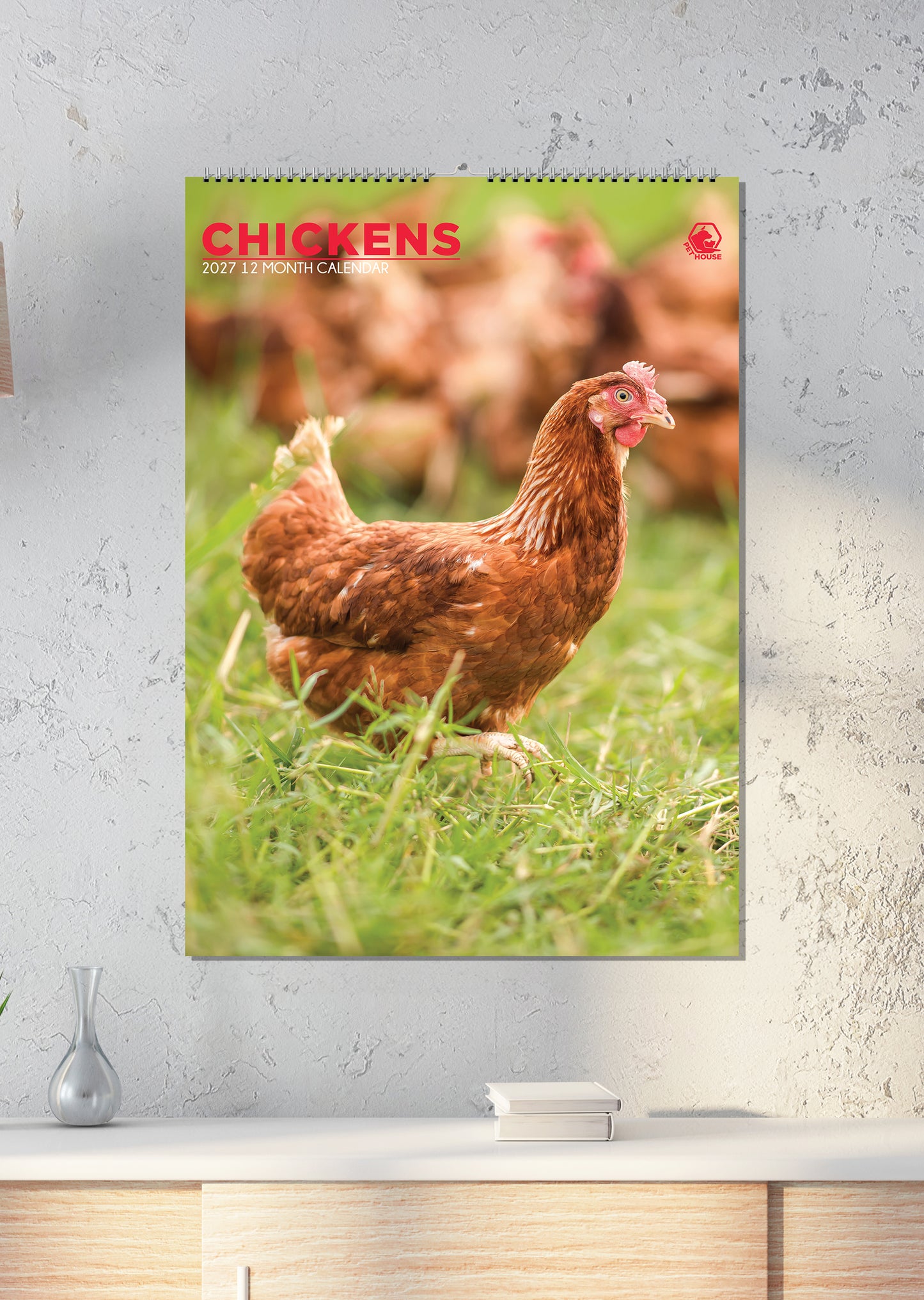 Chickens - A3 Calendar 2027