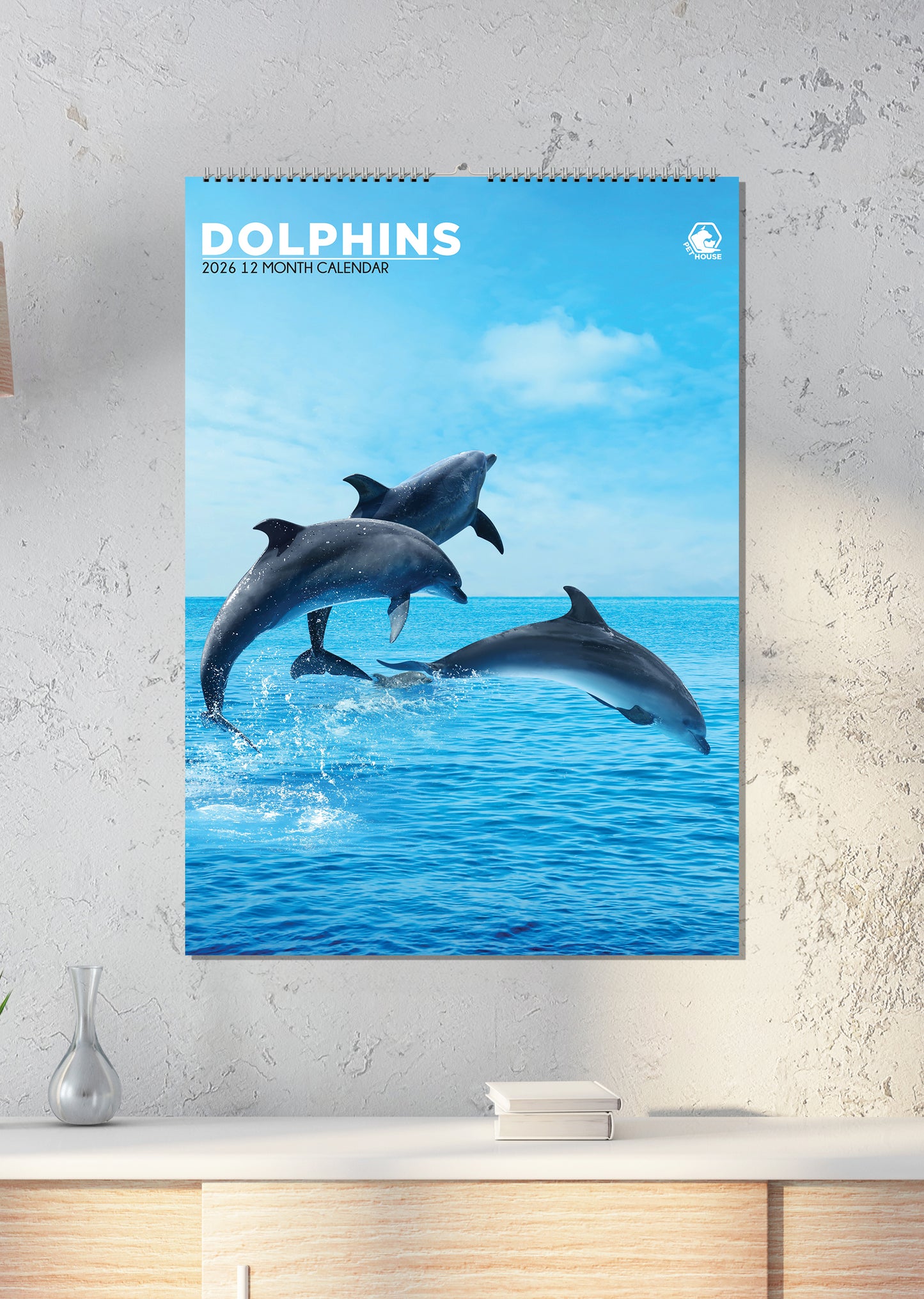 Dolphins - A3 Calendar 2026