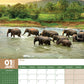 Elephants Calendar 2025