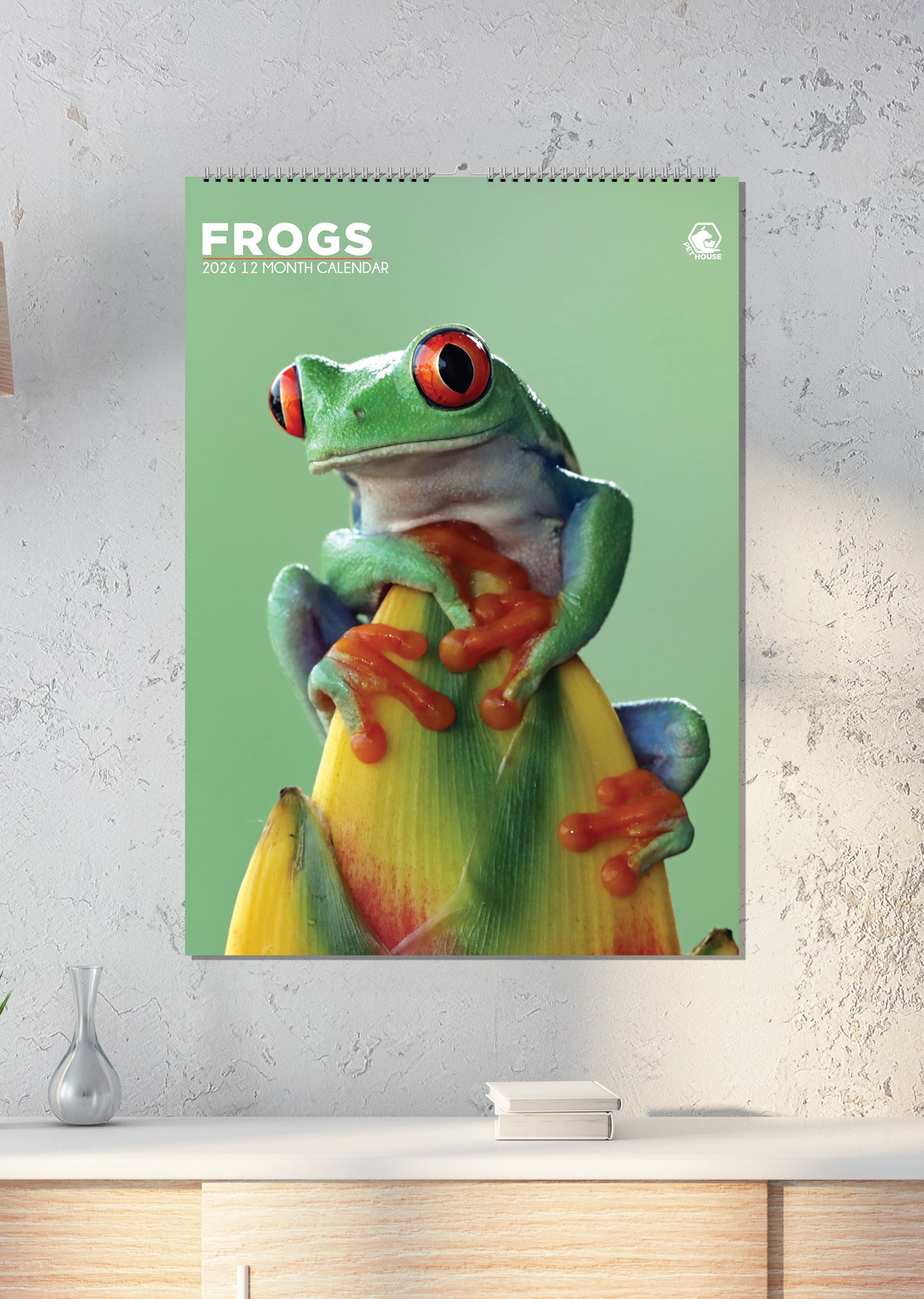Frogs - A3 Calendar 2026