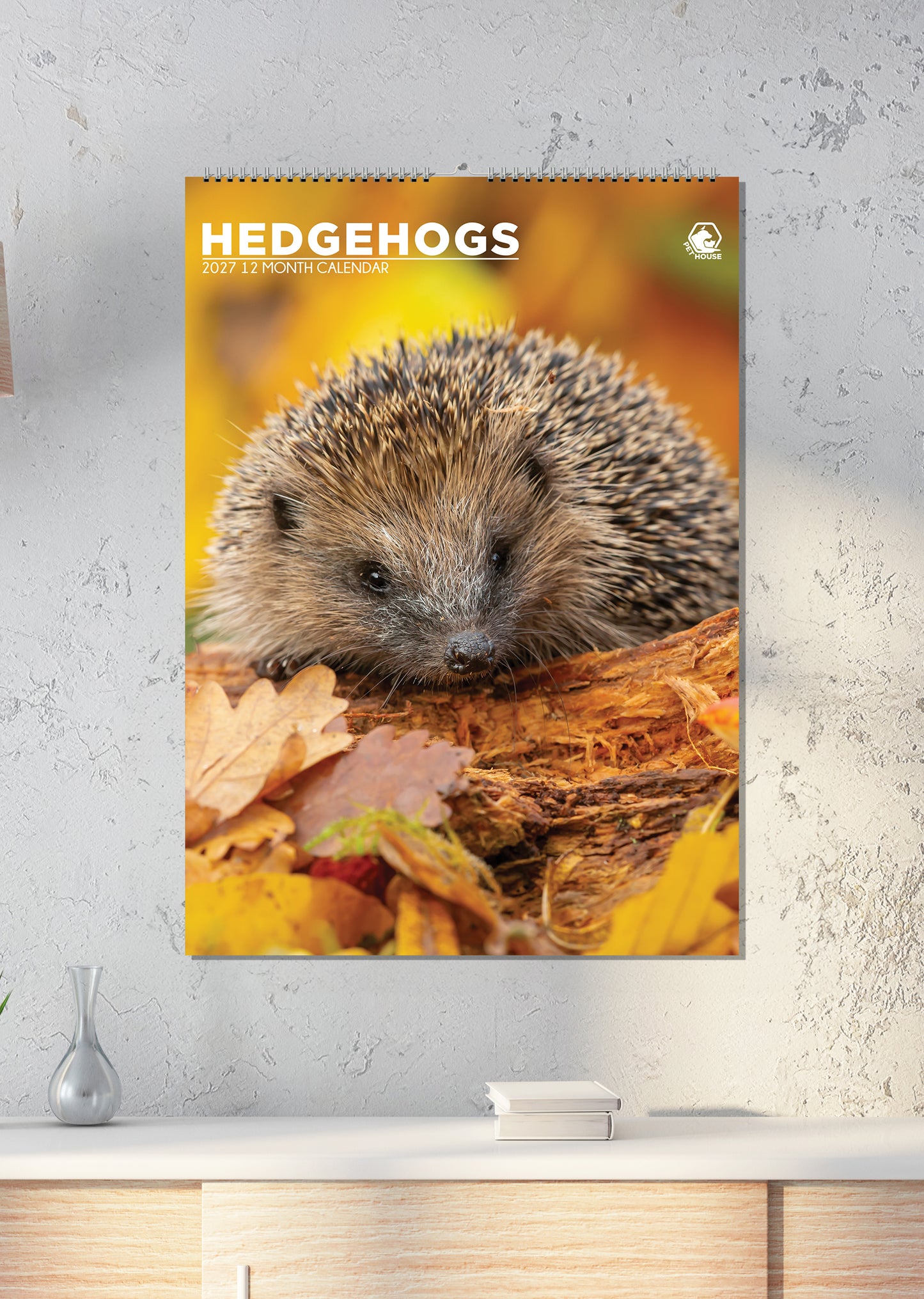 Hedgehogs - A3 Calendar 2027