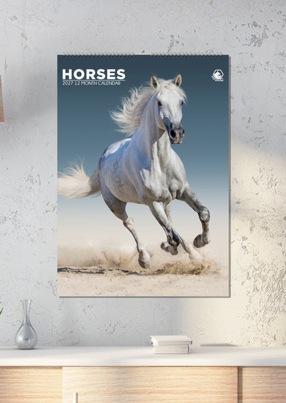 Horses - A3 Calendar 2027