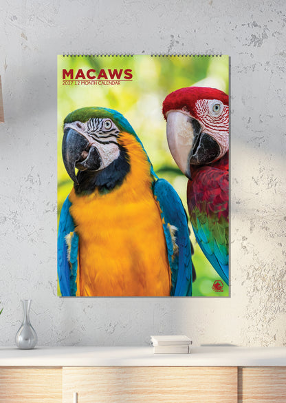 Macaws - A3 Calendar 2027