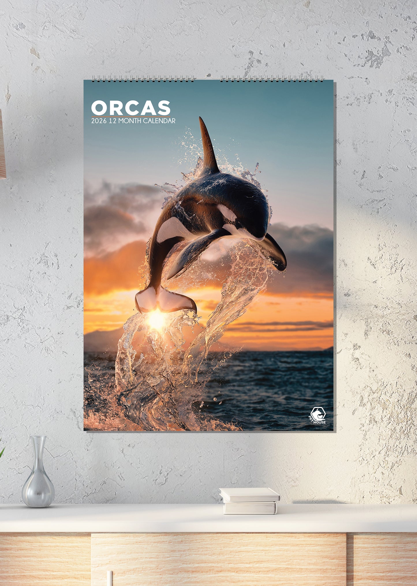 Orcas - A3 Calendar 2026