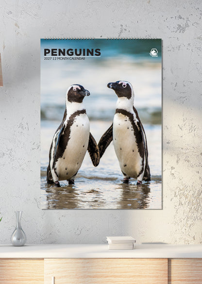 Penguins - A3 Calendar 2027