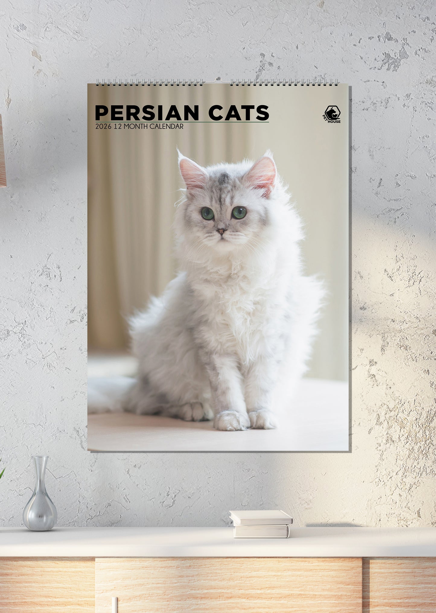 Persian Cats - A3 Calendar 2026