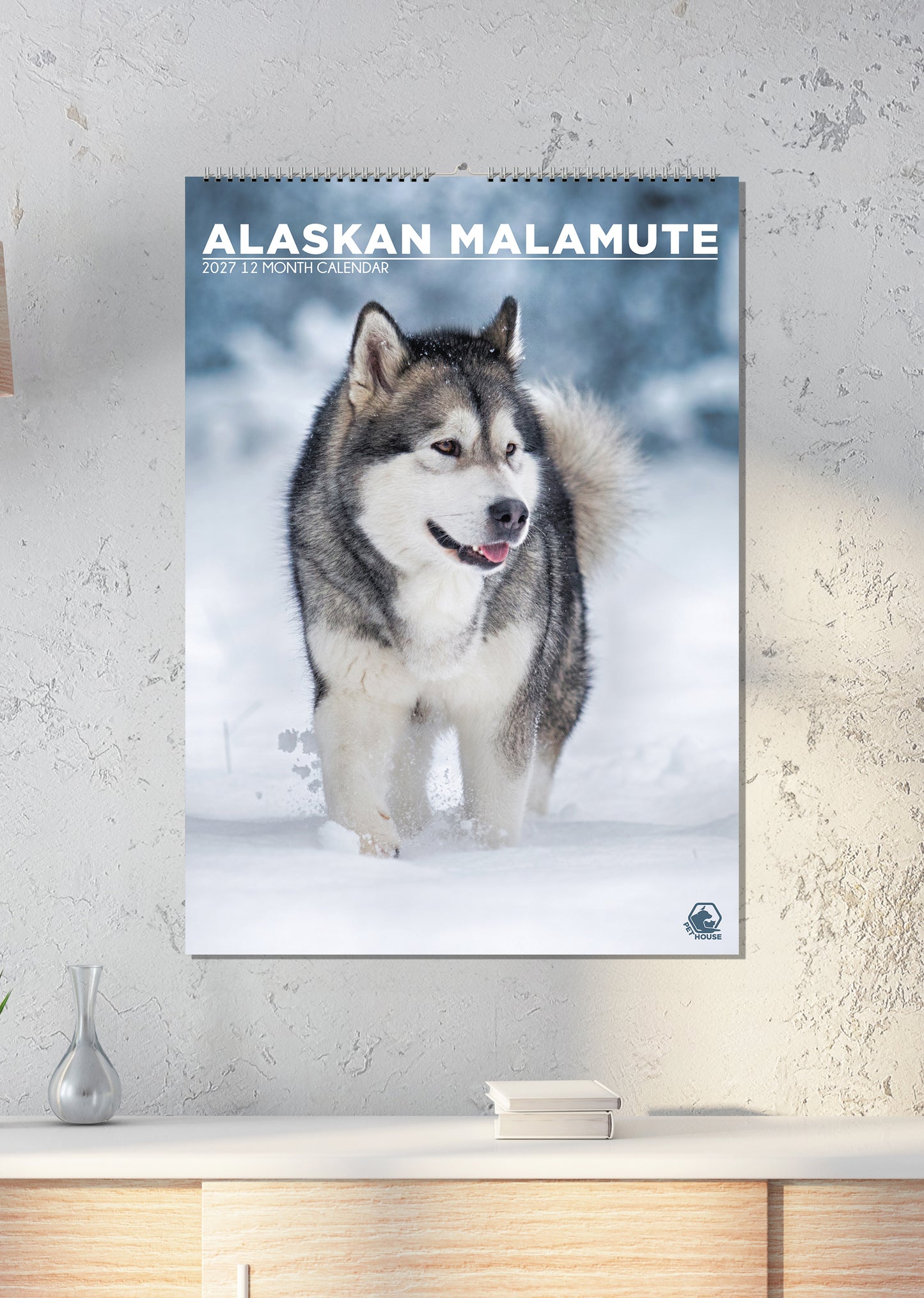 Alaskan Malamute - A3 Calendar 2027