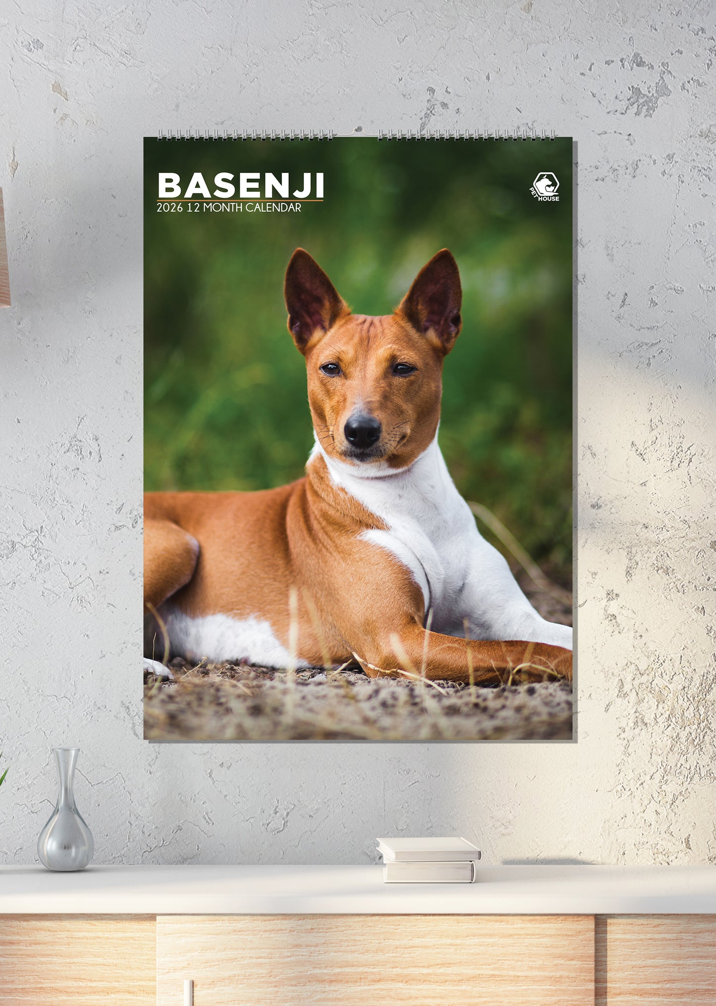 Basenji - A3 Calendar 2026