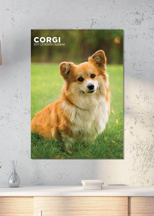 Corgi - A3 Calendar 2027