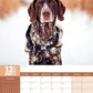 German Short Haired Pointer Calendar 2025