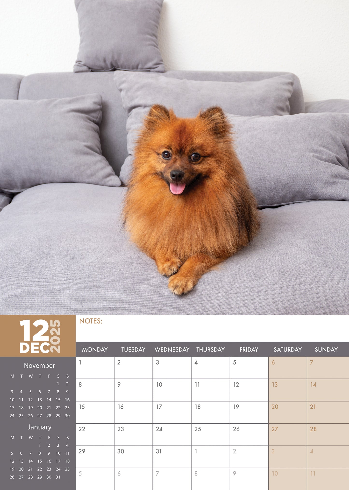 Pomeranian Calendar 2025