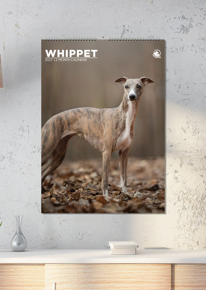 Whippet Calendar - A3 Calendar 2027