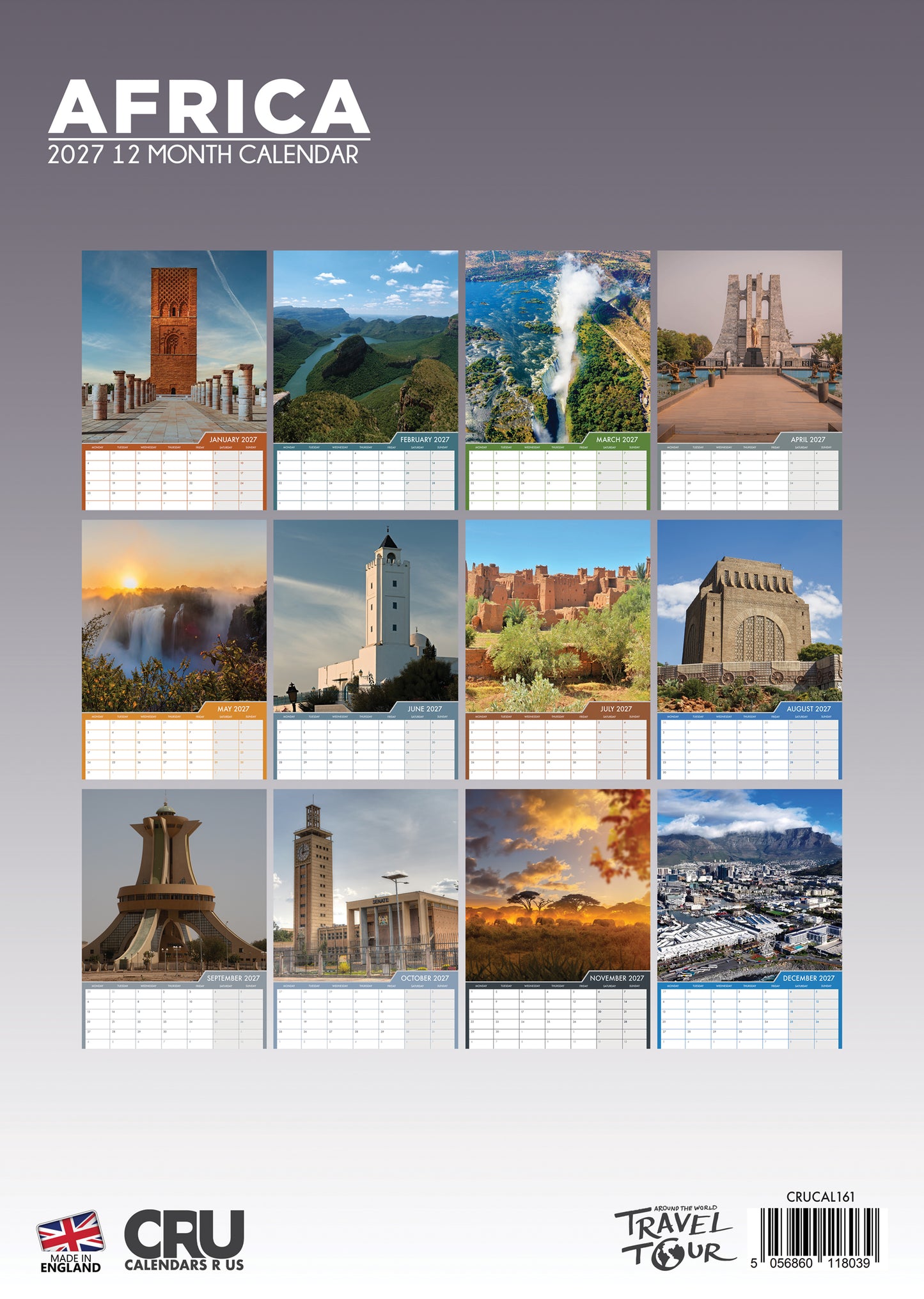 Africa - A3 Calendar 2027