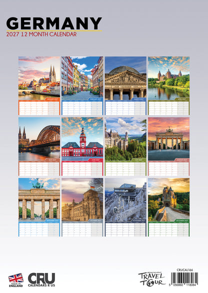 Germany - A3 Calendar 2027