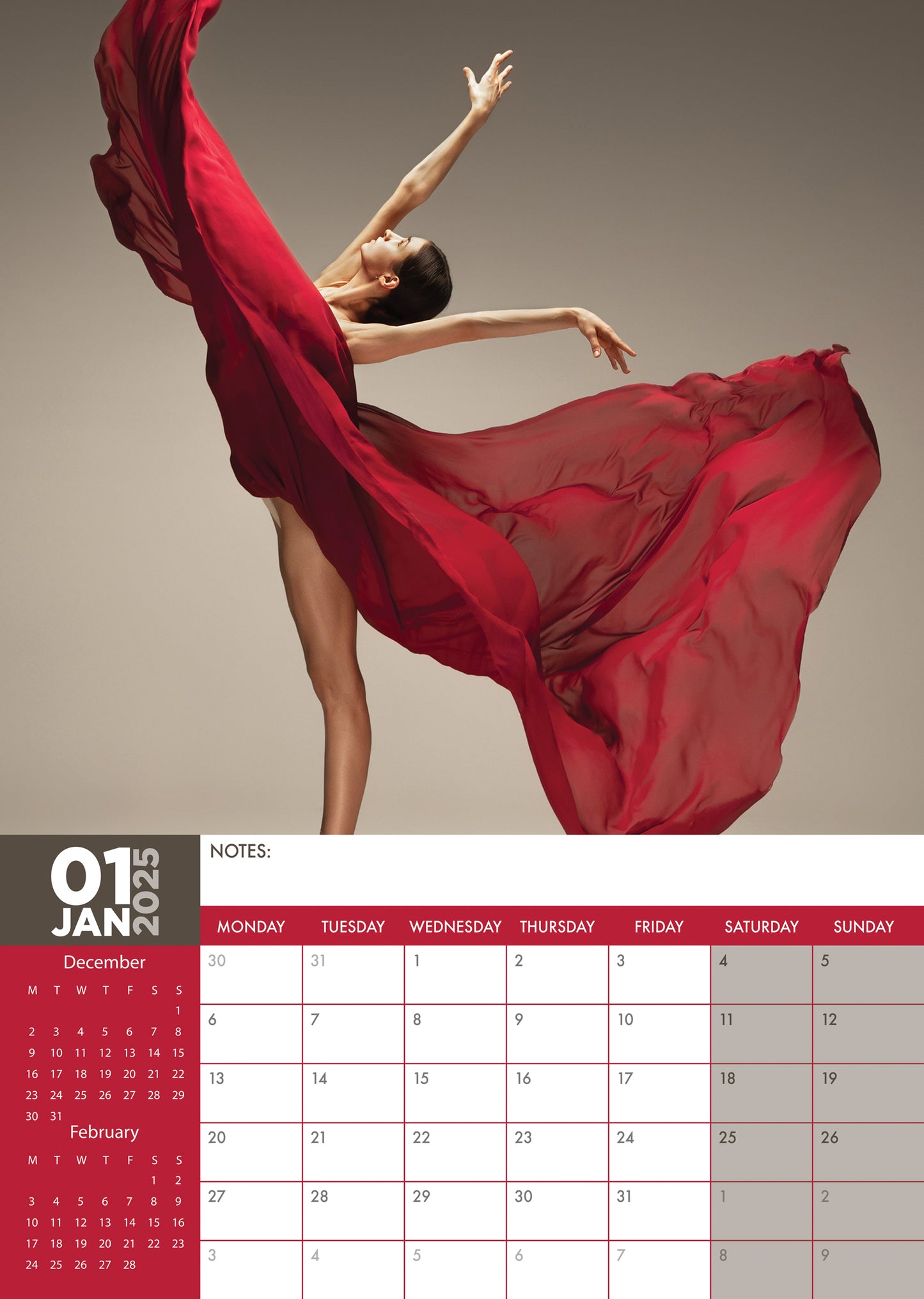 Ballet Calendar 2025