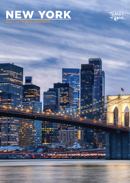 New York - A3 Calendar 2027
