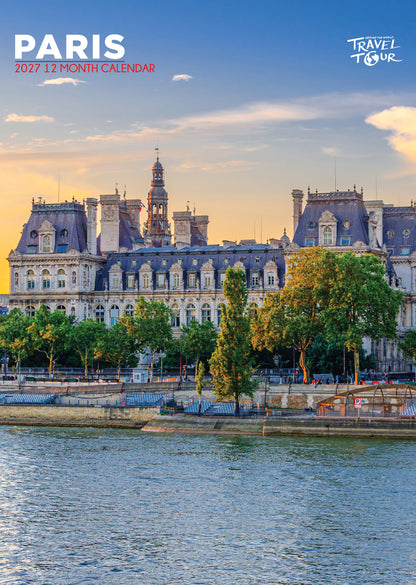 Paris - A3 Calendar 2027