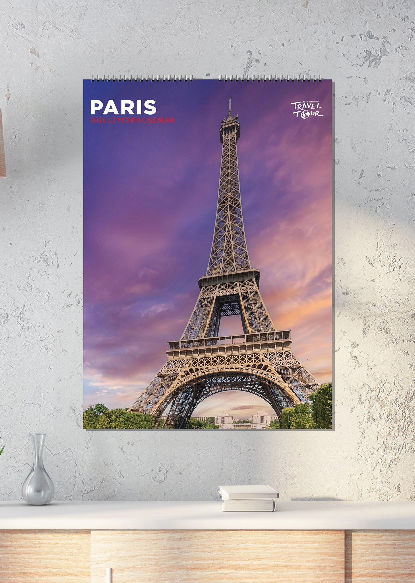 Paris - A3 Calendar 2026