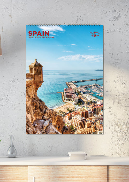 Spain - A3 Calendar 2026