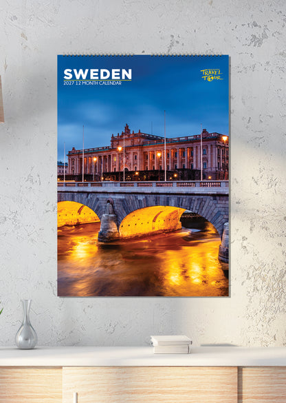 Sweden - A3 Calendar 2027