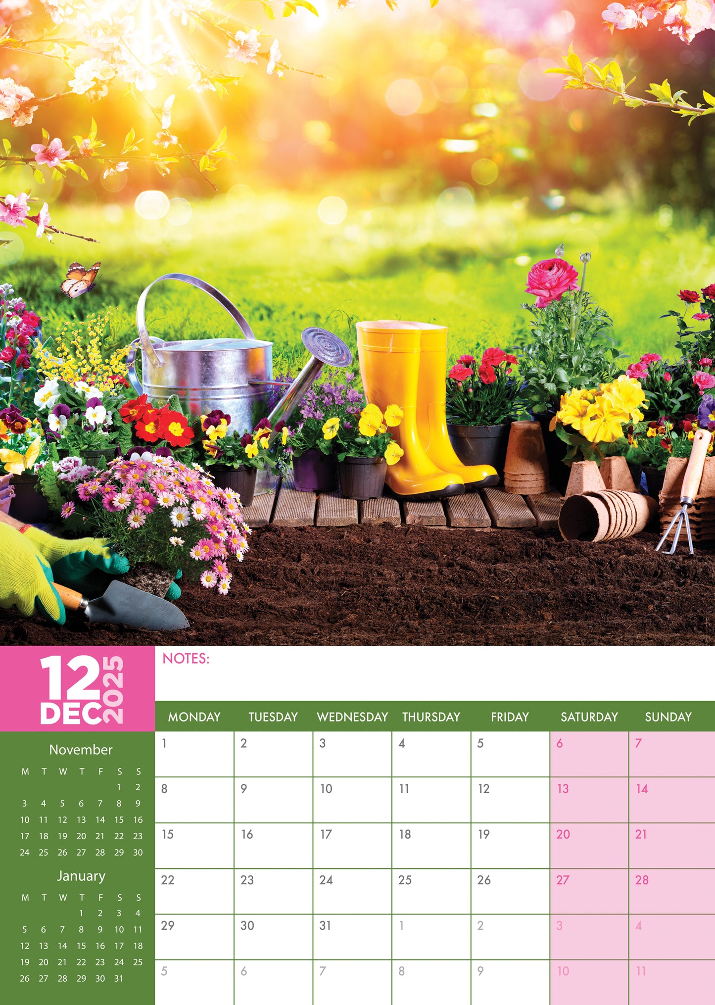 In The Garden Calendar 2025