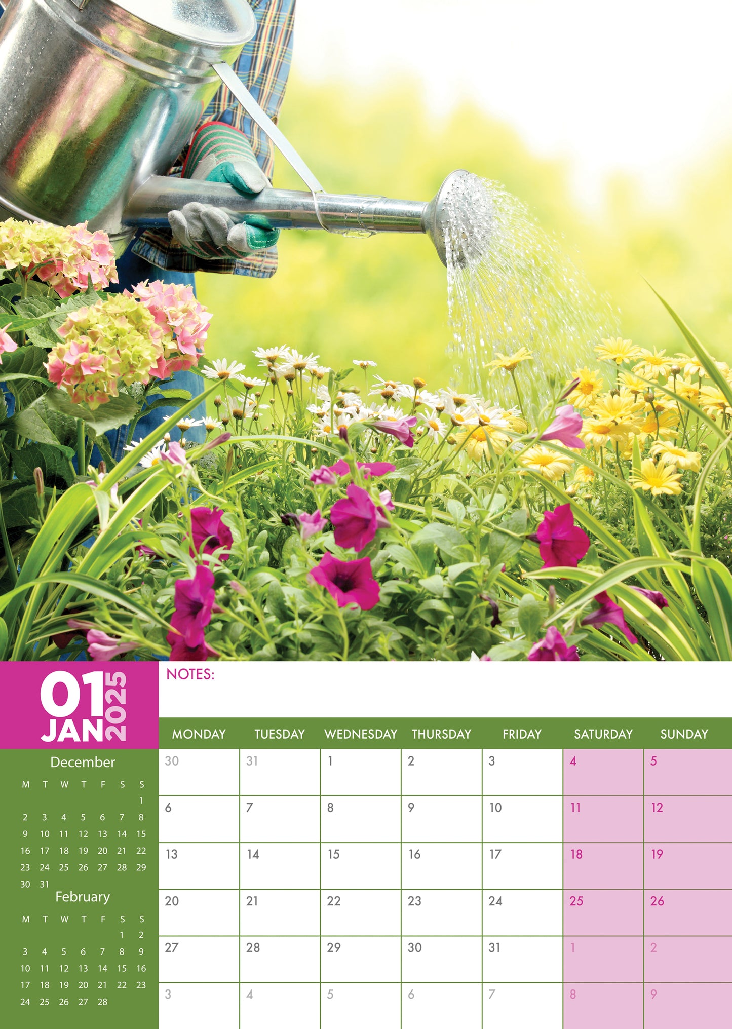 In The Garden Calendar 2025