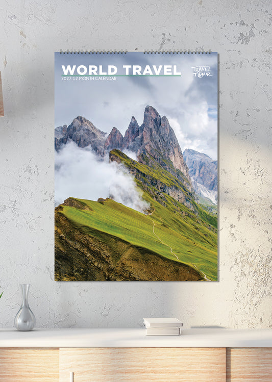 World Travel - A3 Calendar 2027