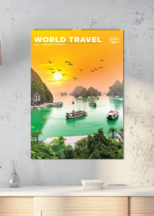 World Travel - A3 Calendar 2026