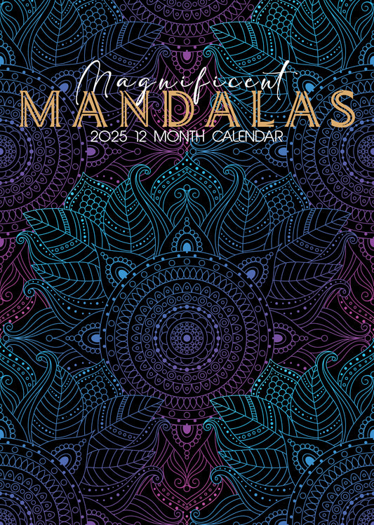 Magnificent Mandalas Calendar 2025