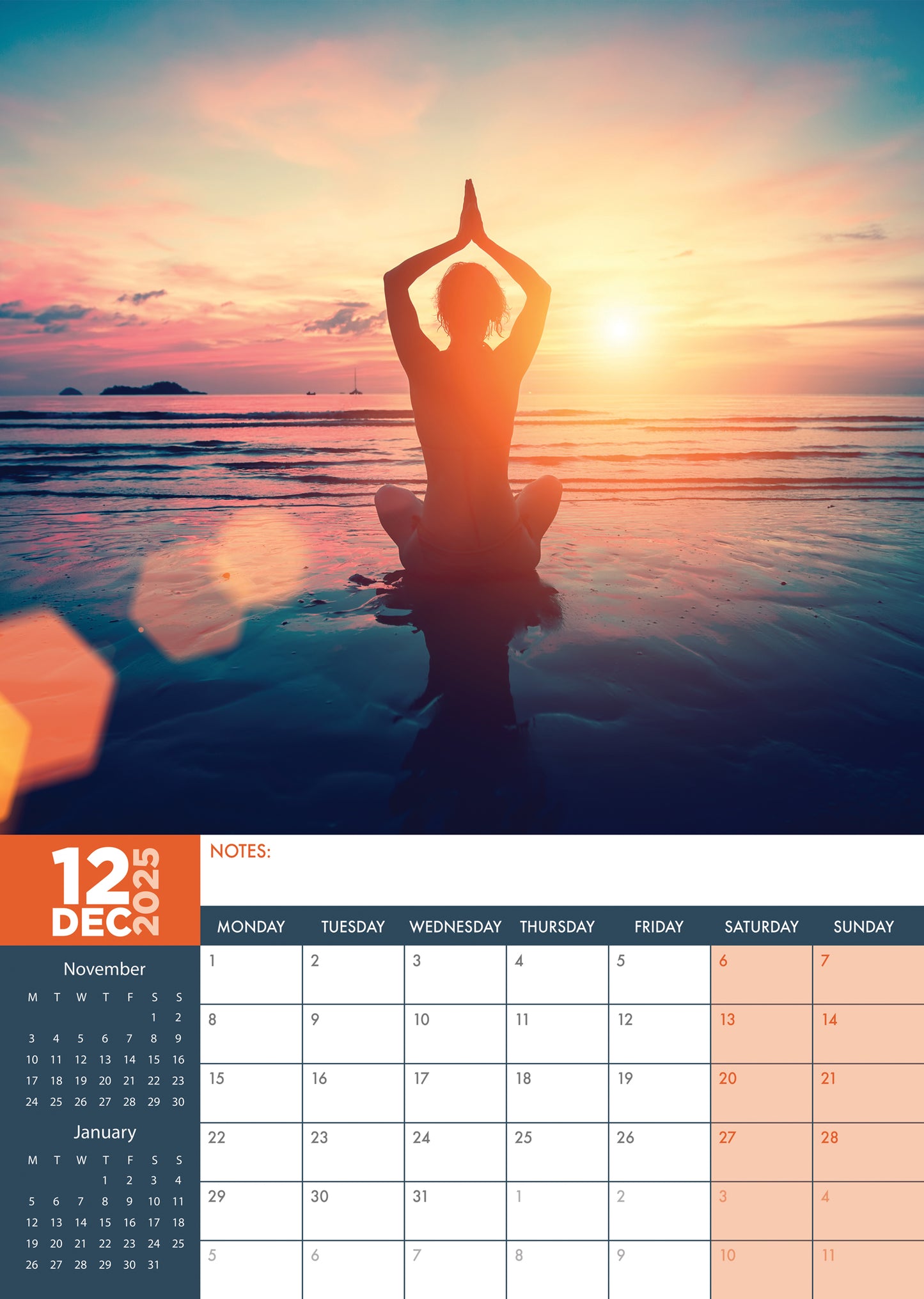 Meditation Calendar 2025