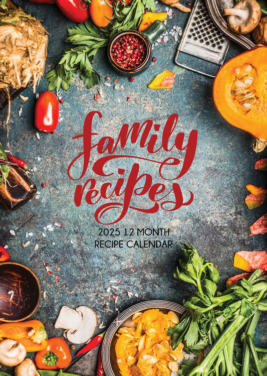 Family Recipes Calendar 2025