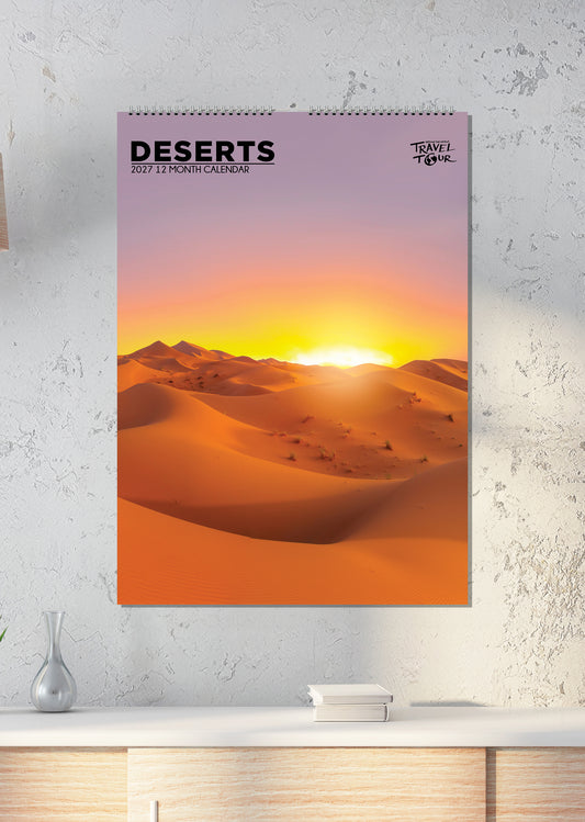 Deserts - A3 Calendar 2027