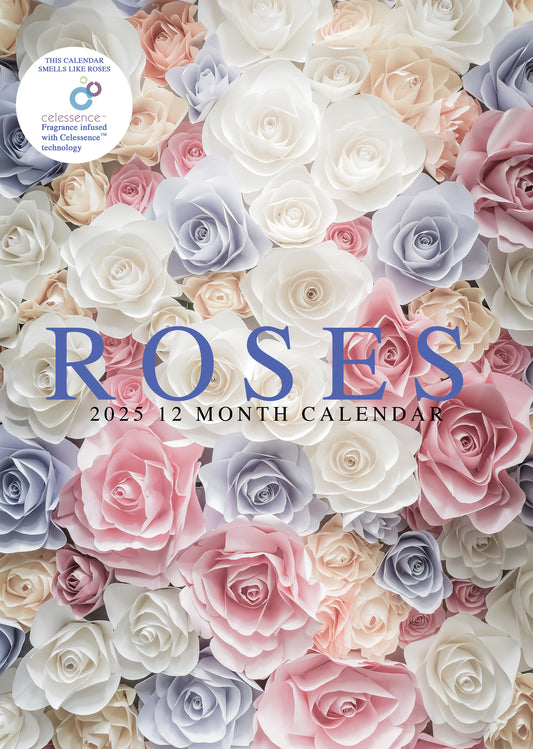 Roses Calendar 2025 - Infused With Rose Scent