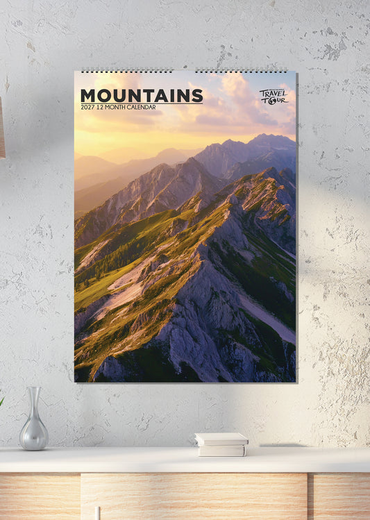 Mountains - A3 Calendar 2027
