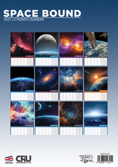 Space Bound - A3 Calendar 2027
