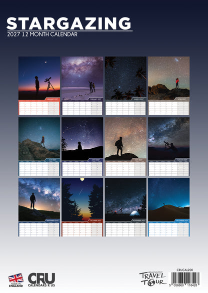 Stargazing - A3 Calendar 2027