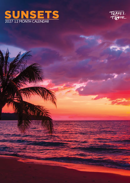 Sunsets - A3 Calendar 2027
