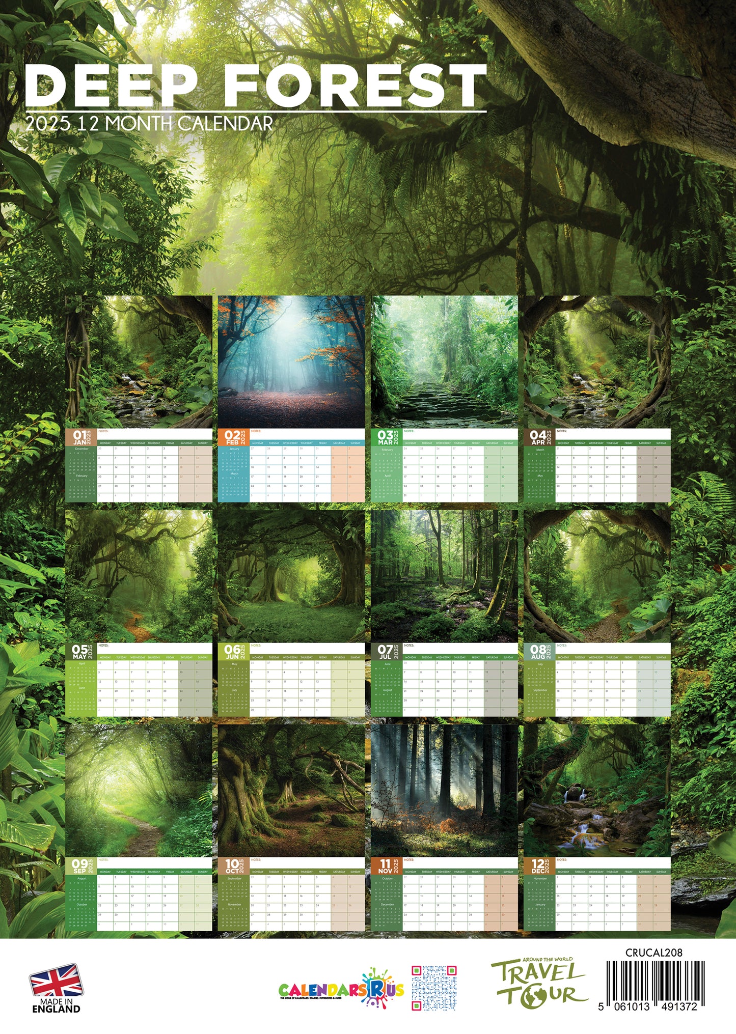 Deep Forest Calendar 2025