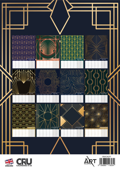 Art Deco - A3 Calendar 2027