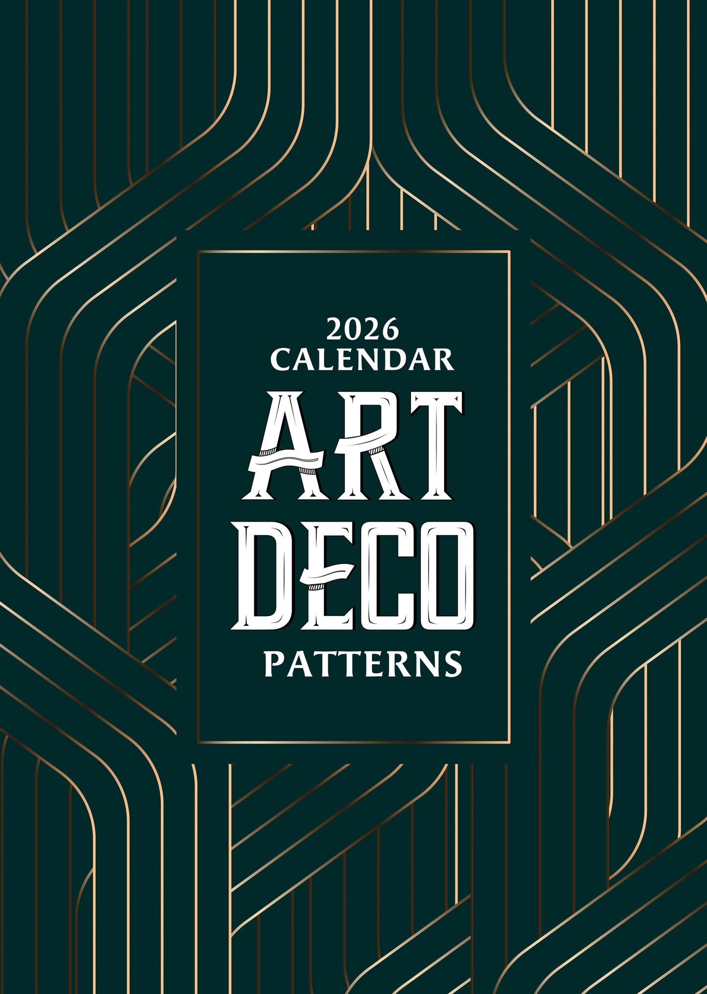 Art Deco - A3 Calendar 2026