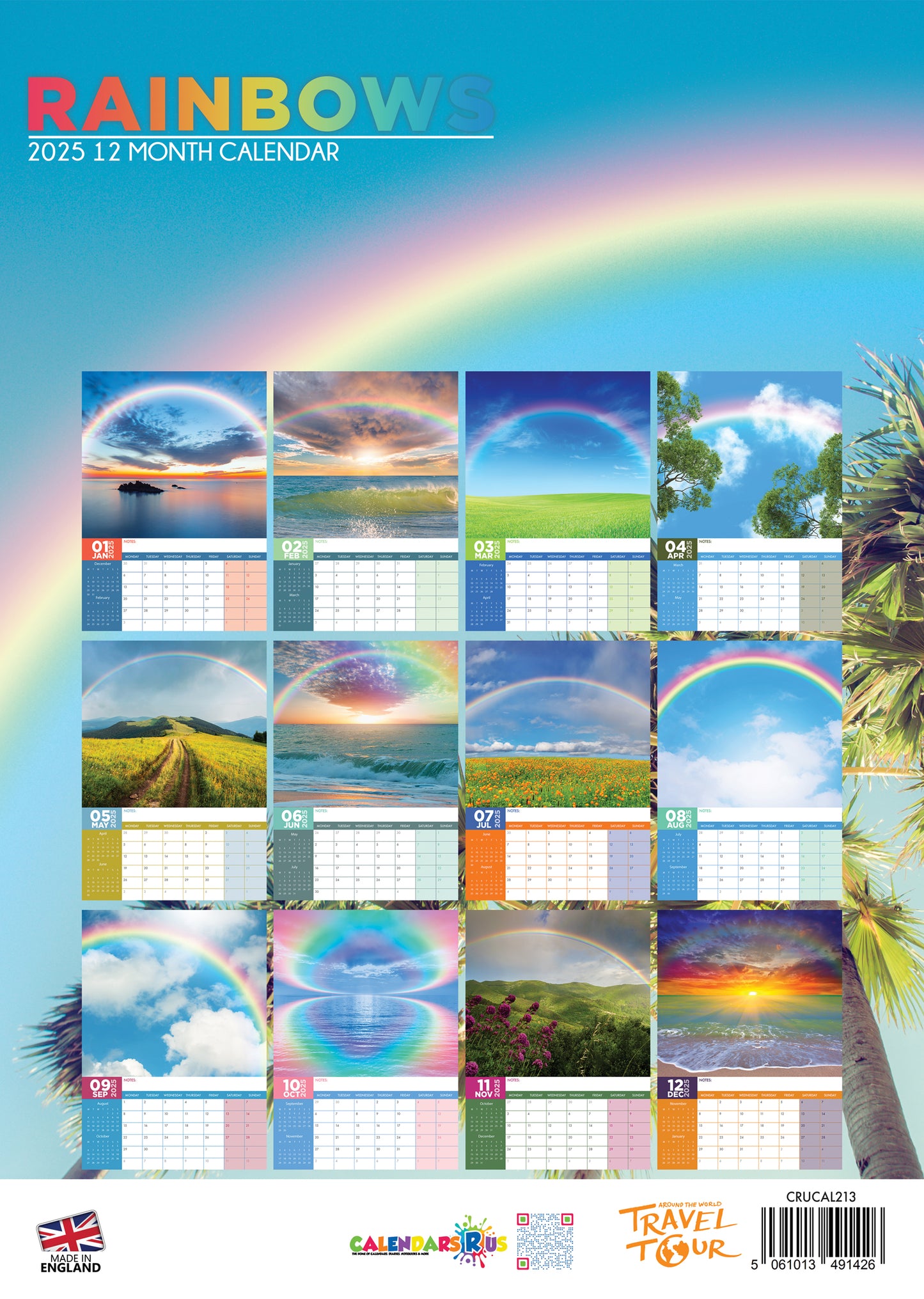 Rainbows Calendar 2025