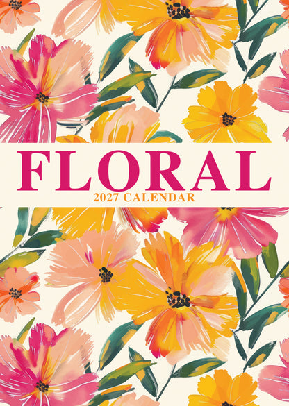 Floral Art - A3 Calendar 2027