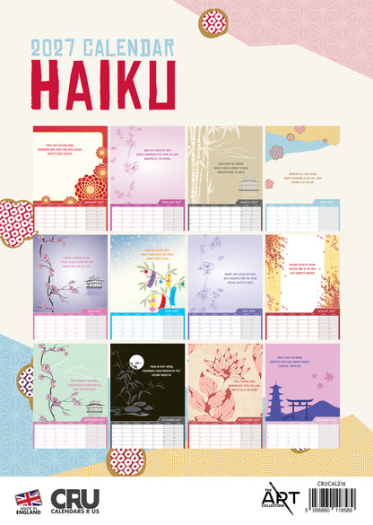 Haiku - A3 Calendar 2027