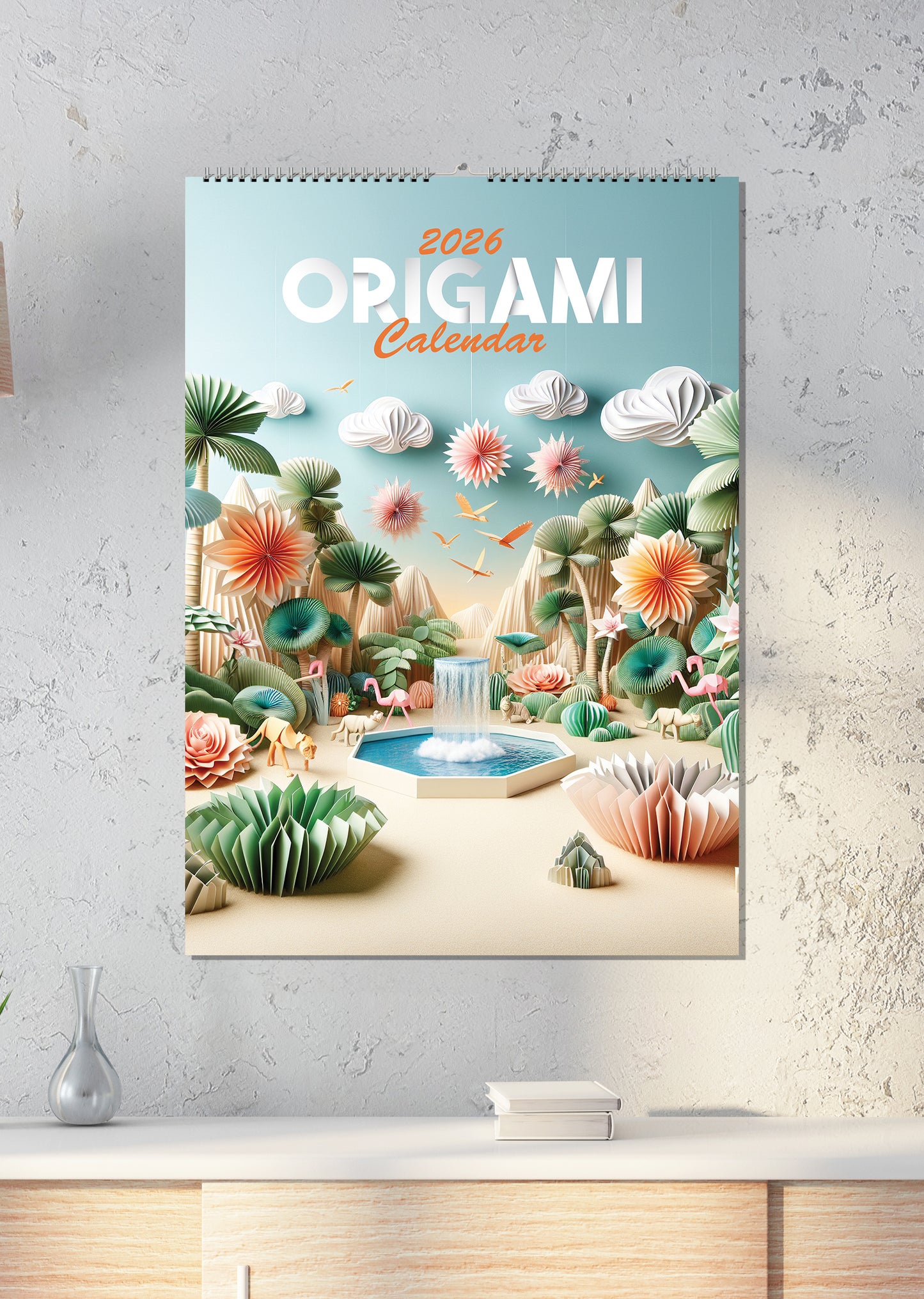 Origami - A3 Calendar 2026